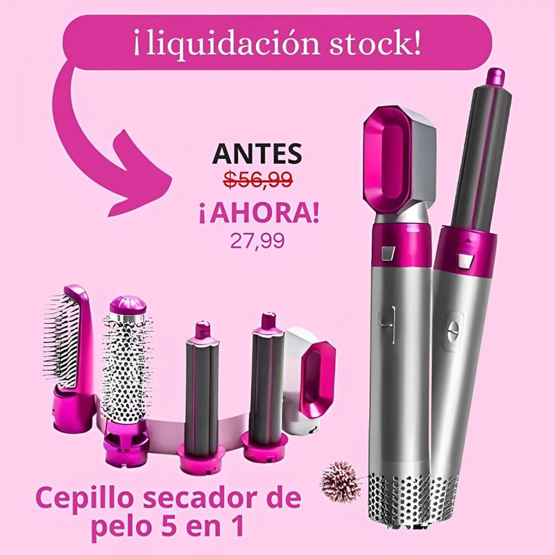 Cepillo Secador profesional AirMaster 5 en 1